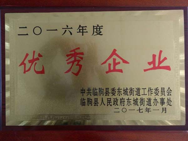 2016年度優(yōu)秀企業(yè)